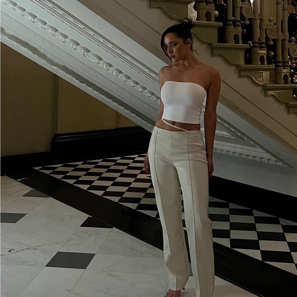 Meshki leather pants